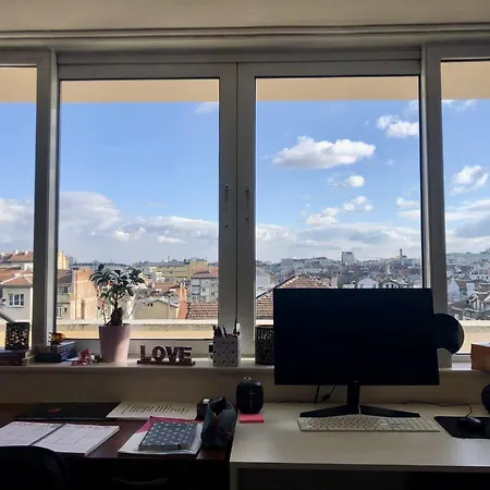 Apartman Cosy Rooftop In Center Szófia